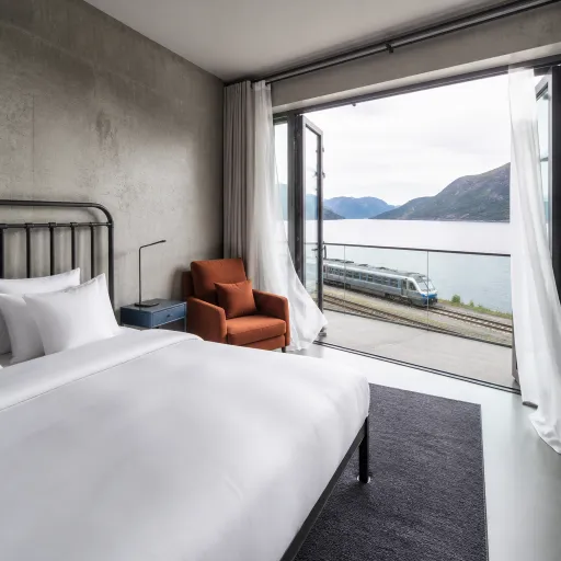 Terminus Bergen Norway: a grand hotel stay beside the rails and fjords